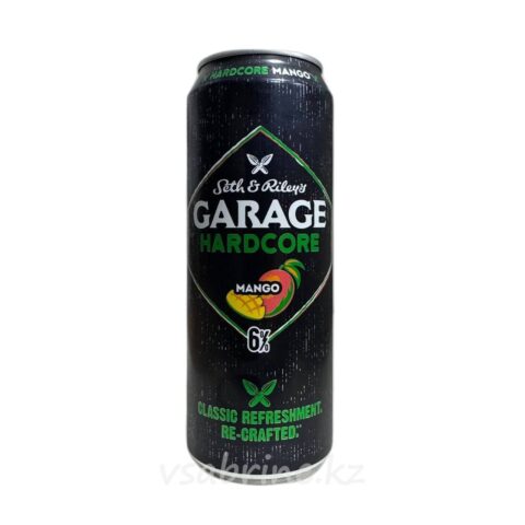 Пивной напиток Garage манго 6% 0.43л ж/б