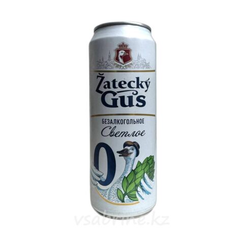 Пиво Zatecky Gus 0% 0.43л ж/б