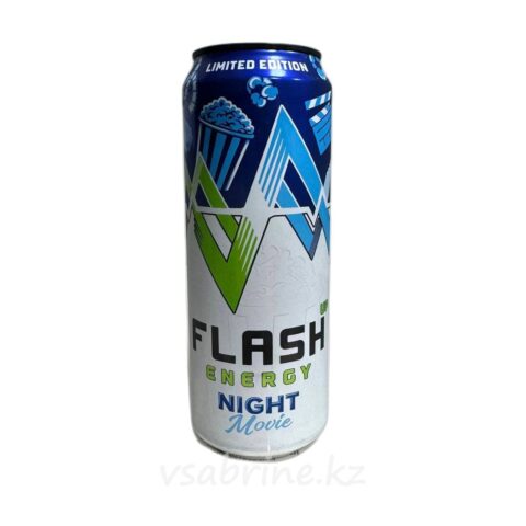 Энергетический напиток Flash Energy Night movie can 0,45ж.б