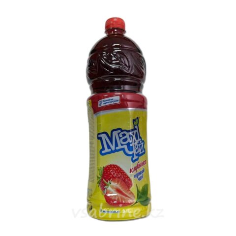 Макси чай черный Клубника 1.20л