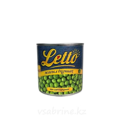 Зеленый горошек Letto 400 гр ж.б