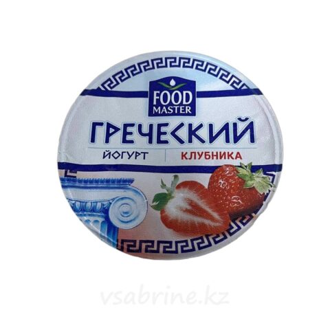Йогурт греческий с фрук/клубника 7.2% 130гр