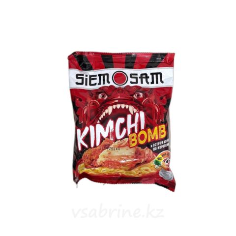 Лапша быстрого приготовления Siem Sam Kimchi Bomb 90г