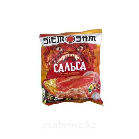 Лапша быстрого приготовления Siem Sam Сальса Острый Цыпленок 90г