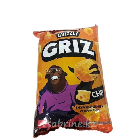 Кукурузные шарики Grizzly сыр 85гр