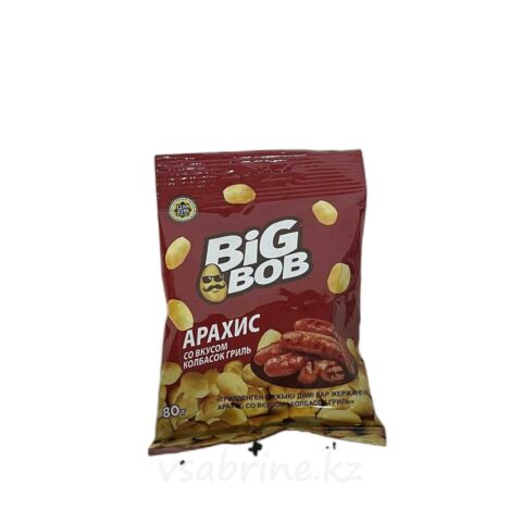 Арахис Big Bob колбаски гриль 80гр