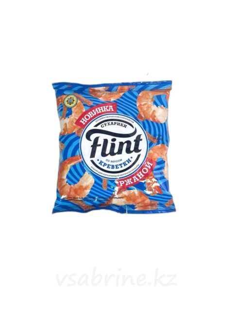 Кириешки Flint ржаной креветка 100гр