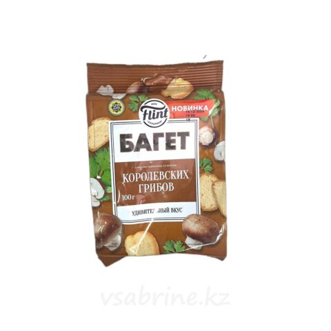 Кириешки багет Flint королевские грибы 100гр
