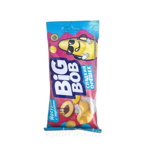 Арахис Big Bob со вкусом йогурт с персиком 50гр