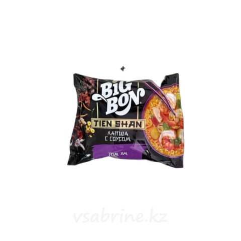 Лапша быстрого приготовления Big Bon TIen Shan со вкусом Том Ям 85г