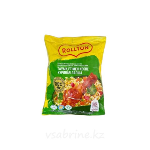 Лапша быстрого приготовления Роллтон с курицей 85г