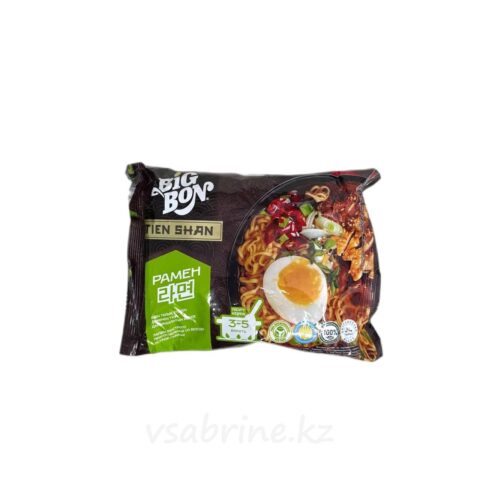Лапша быстрого приготовления Big Bon Рамен со вкусом острой курицы 100г