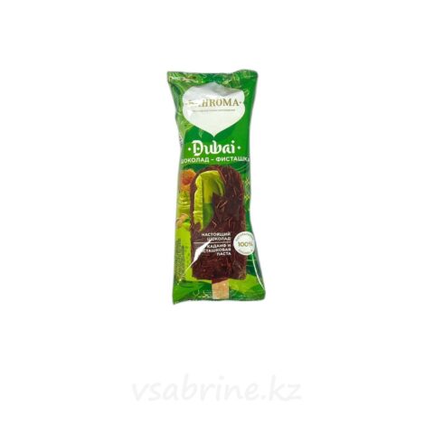 Мороженое Bahroma Дубай шоколад – фисташка 90г