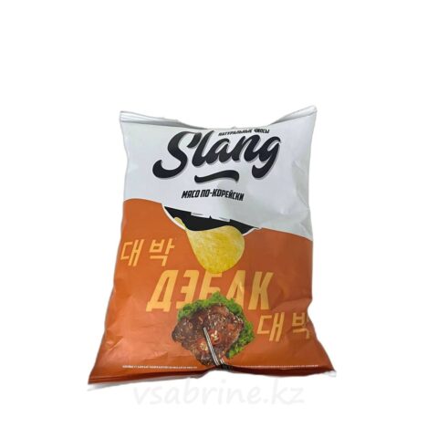 Чипсы Slang мясо по-корейски 60гр