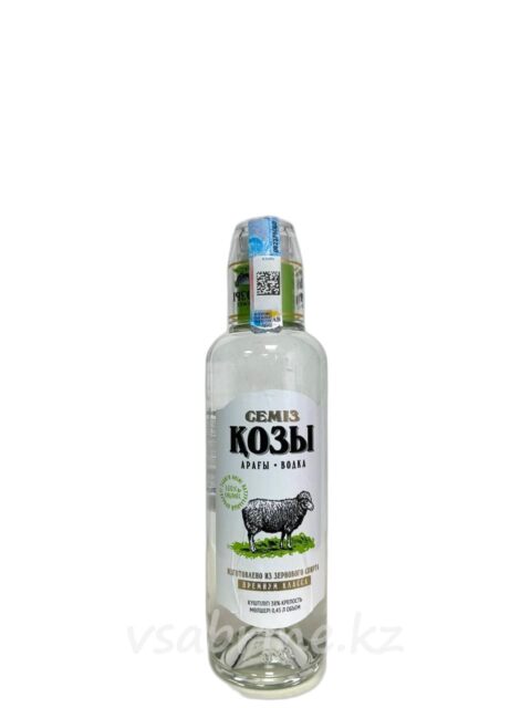 Водка Козы 38% 0.45л