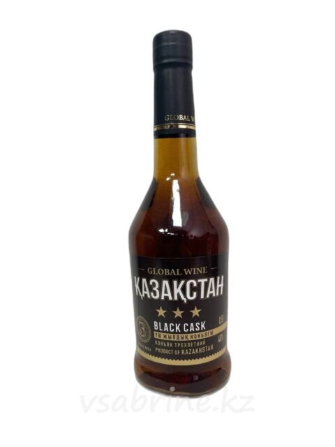 Коньяк Казахстан Black Cask 40% 0.5л