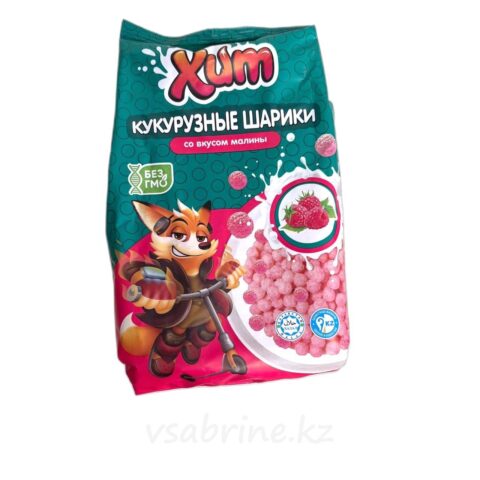 Завтрак Хит шарики со вкусом малины 200г