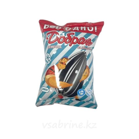 Семечки Добрая соленые 280 гр