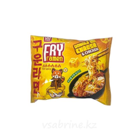 Лапша быстрого приготовления Fry Ramen Double Cheese%Chicken 113г