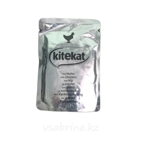 Корм Влажный для Кошек Kitekat с Курицей в желе 85г