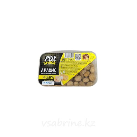 Арахис в панировке Elit Snack 4 сыра в таре 90гр