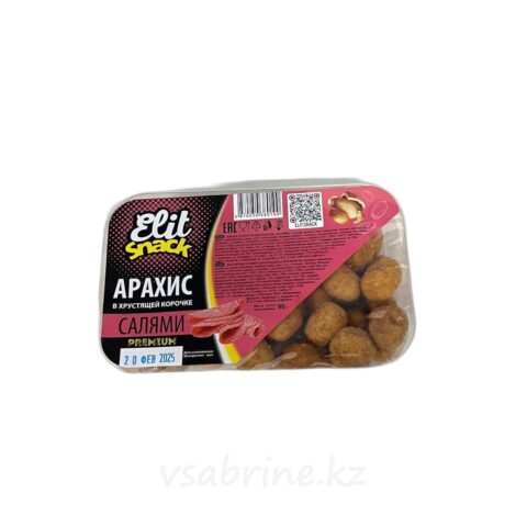 Арахис в панировке Elit Snack салями в таре 90гр