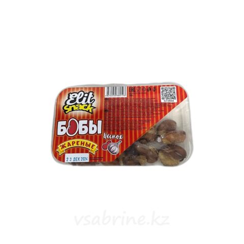 Бобы жареные Elit Snack чеснок в таре 50гр