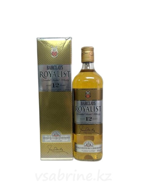 Виски Barclays Royalist 12 Летний в Подарочной Коробке 40% 0.7л