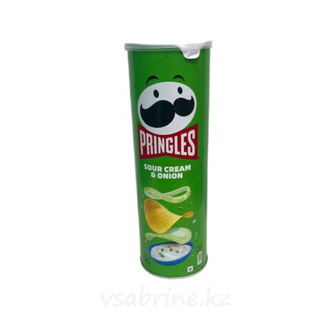 Чипсы в тубе Pringles Sour cream&Onion 165гр