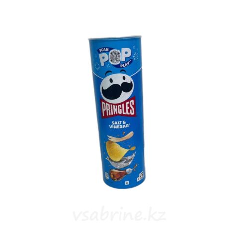 Чипсы в тубе Pringles Salt&Vinegar 165гр
