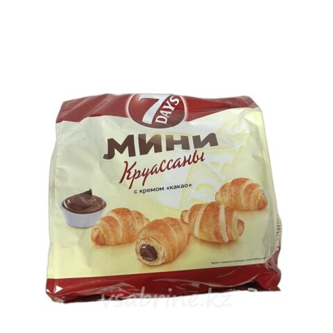 Мини Круассаны 7Days с кремом со вкусом Какао 200г