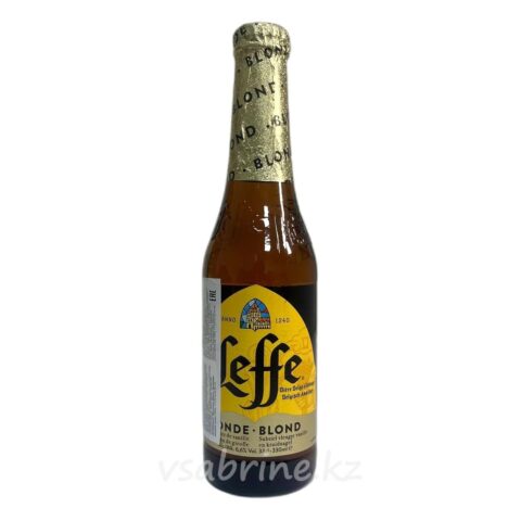 Пиво leffe blonde светлое пастеризованное 6.6 % 0.33л стбут