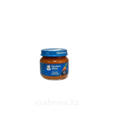 Пюре Gerber Морковь 80г