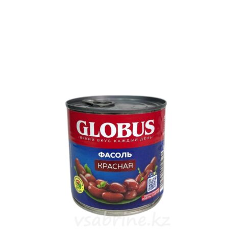 Фасоль Globus красная в собственном соку 400гр ж.б