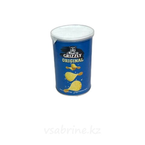 Чипсы в тубе Grizzly оригинальный вкус 70гр