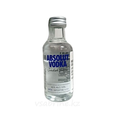 Водка Absolut 40% 0.05л