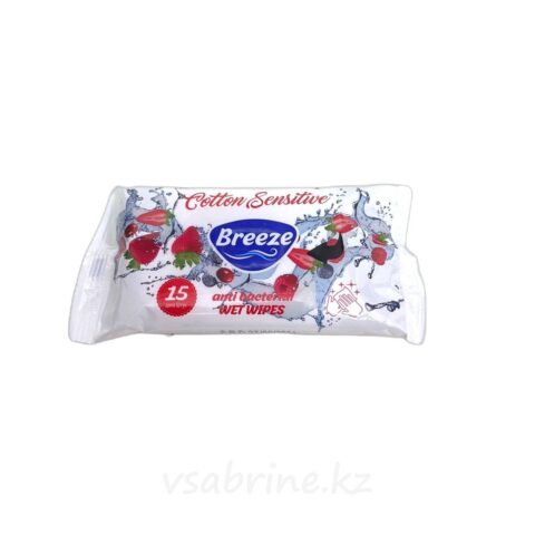Влажные салфетки 15шт