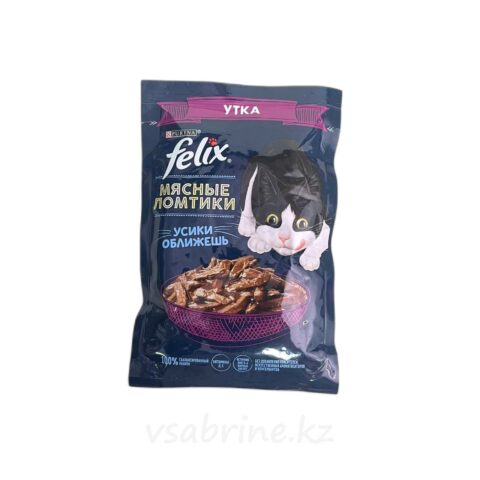 Корм Влажный для Кошек Felix с Уткой в Соусе 75г