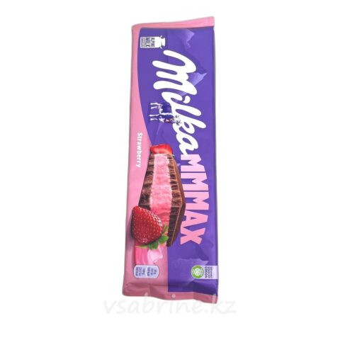 Шоколад Милка с начинкой со  вкусом клубники 300 гр