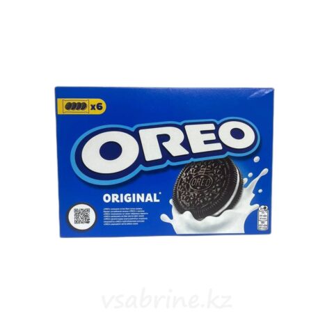 Печенья OREO с какао и кремовой начинкой ванильного вкуса 228 гр