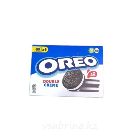 Печенья OREO с какао и двойной начинкой с ванильным вкусом 170 гр