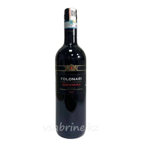 Вино Folonari Nero d’Avola красное сухое 13.5% 0.75л