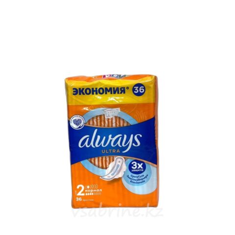 Прокладки Always Ultra 3x Защита 2 Нормал 36шт