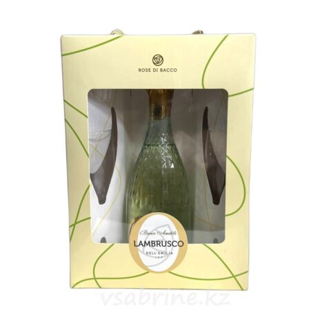 Шампанское Ламбруско Бианко 0,750мл+2бок