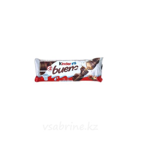 Шоколадный батончик Kinder bueno с молочно-ореховой начинкой 43 гр