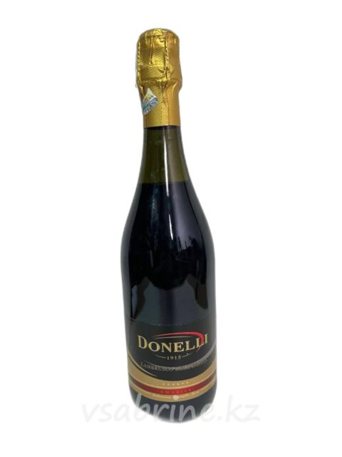Вино Игристое Donelli Lambrusco Emilia Красное Полусухое 7.5% 0.75л