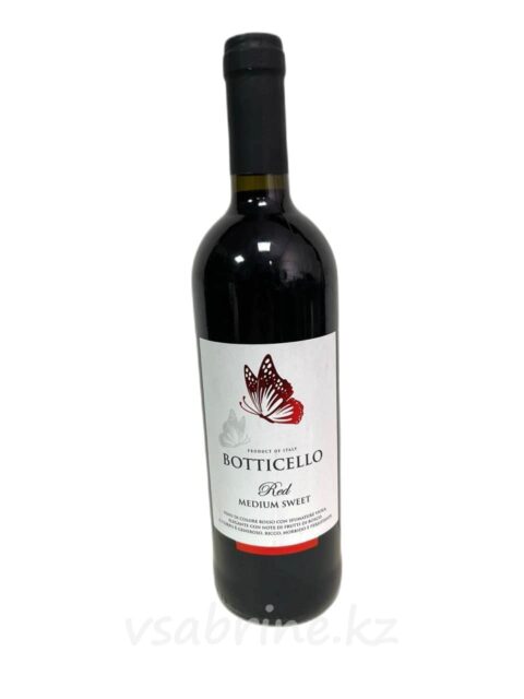 Вино Botticello Red Medium Sweet красное полусладкое 10.5% 0.75л