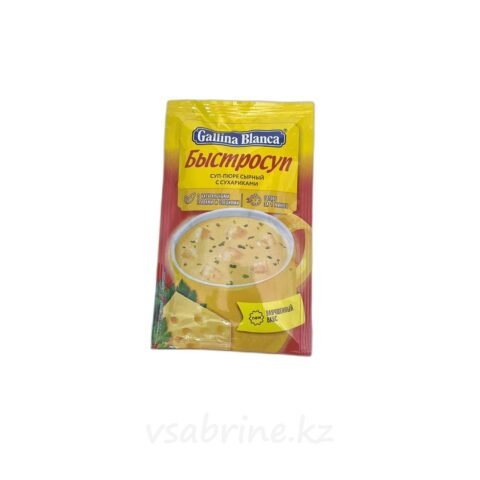 Суп-пюре сырный с сухариками 17 г.