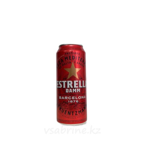 Пиво Estrella Damm Barcelona светлое 0,5 л