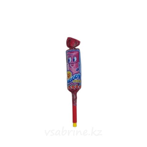 Конфета melody pops свисток со вкусом клубники 15гр
